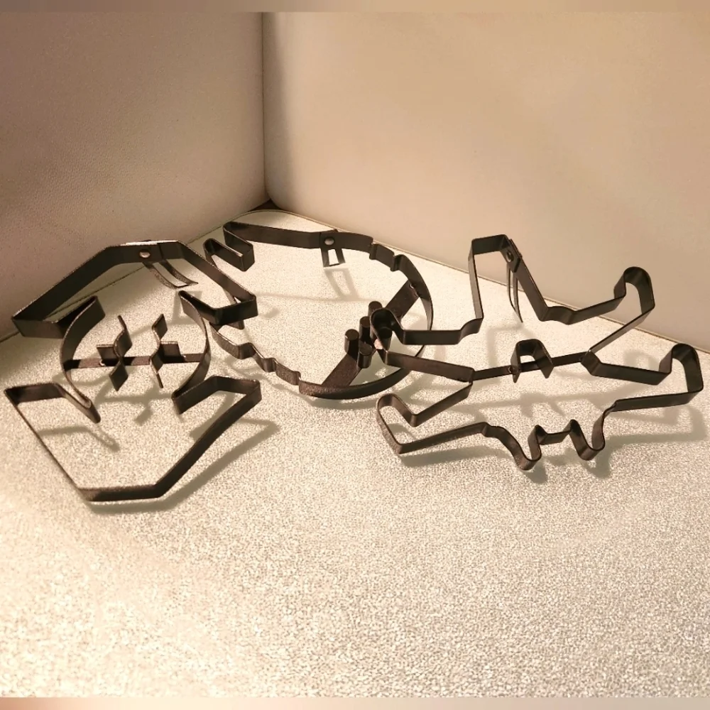 3‎ Star Wars spaceship shaped pancake egg cookie molds with adjustable handles